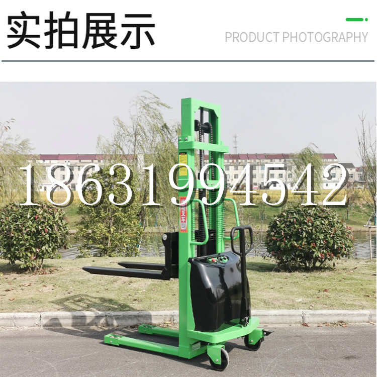 莘县电动叉车堆高车液压铲车电瓶1吨2吨站驾步行式小型全自动叉车